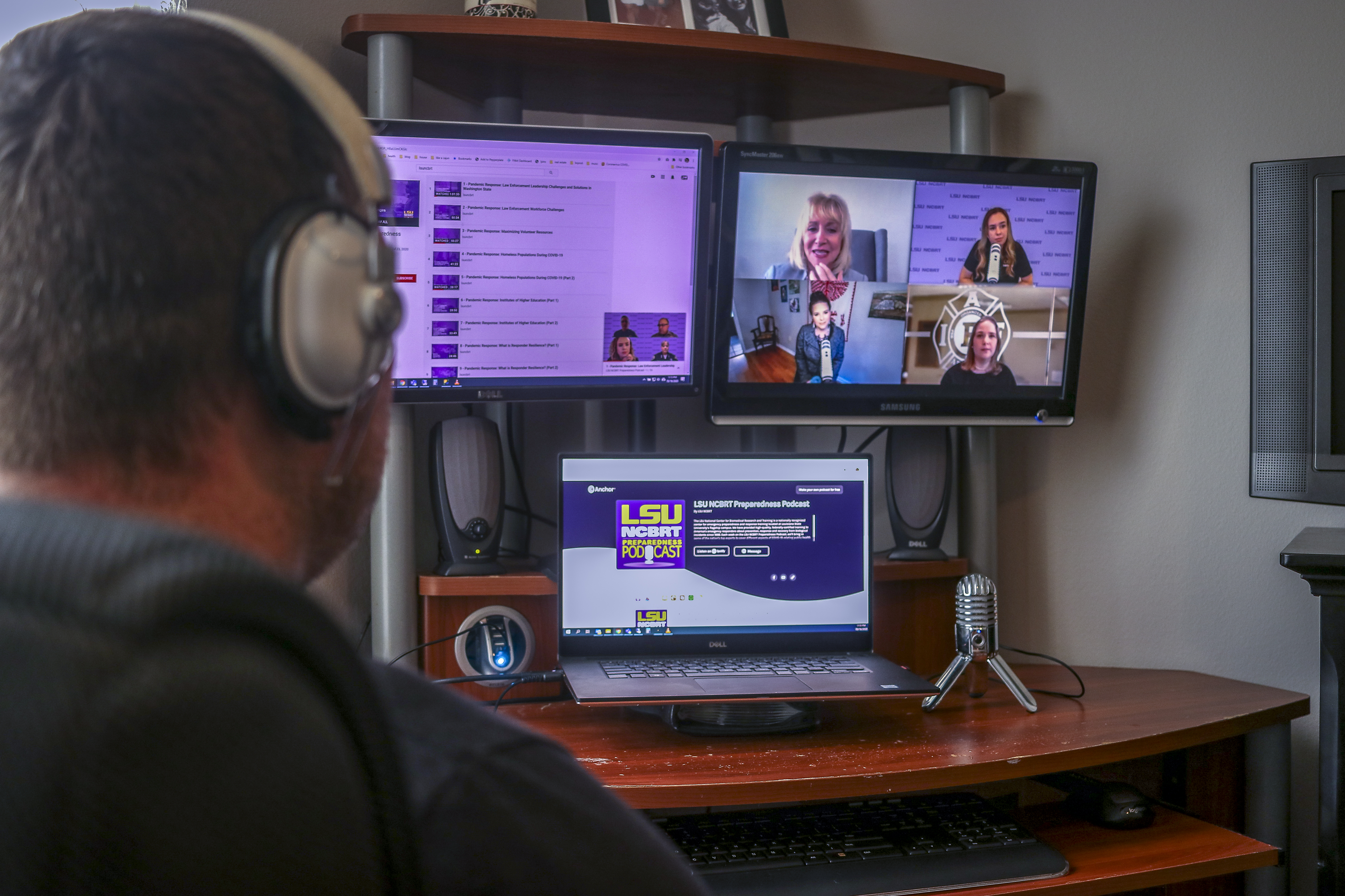 Man on Computer